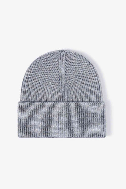 Gorro de punto cálido en días fríos