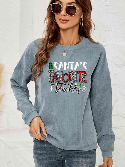 Sudadera gráfica MAESTRO FAVORITO DE SANTA