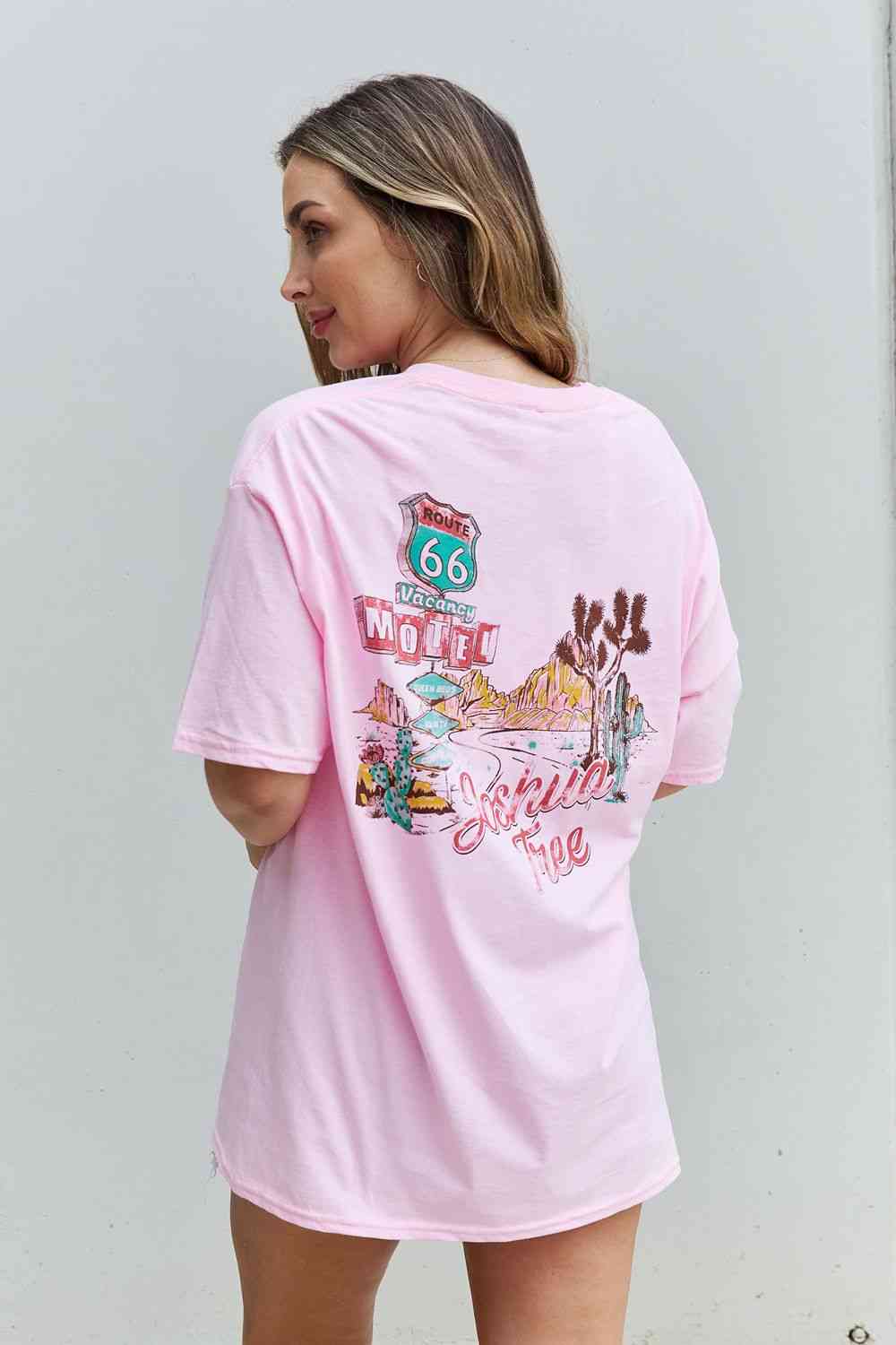 Camiseta gráfica extragrande "Ojalá estuvieras aquí" de Sweet Claire