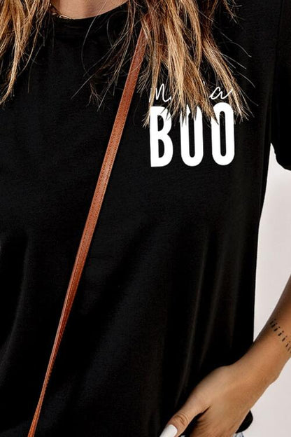 Camiseta de manga corta con cuello redondo BOO