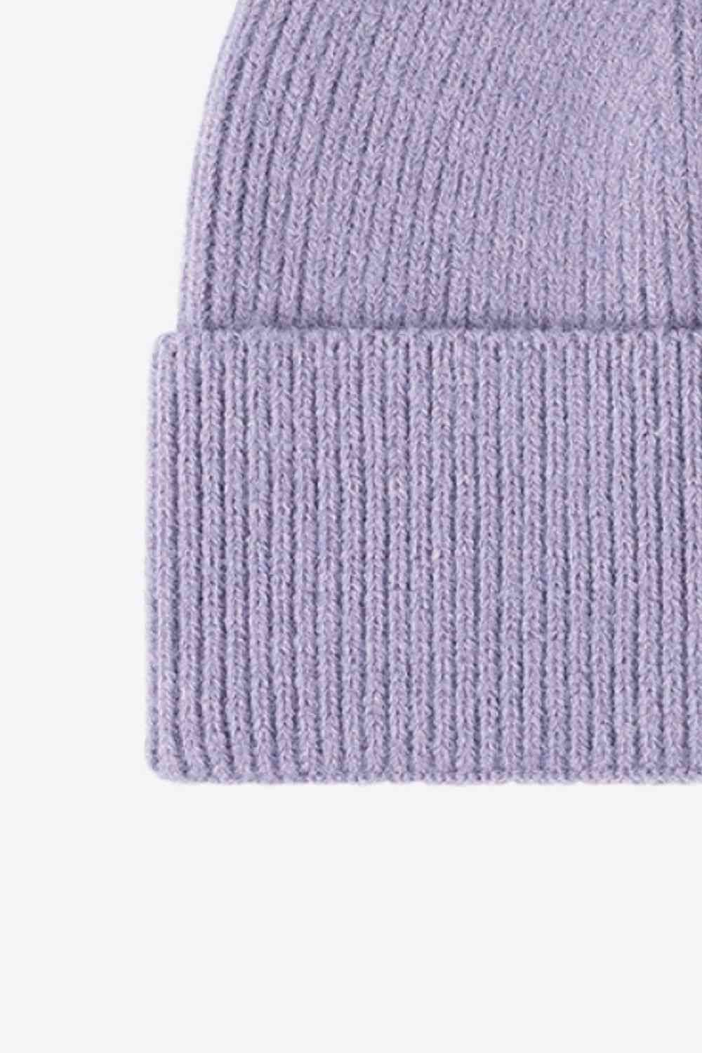 Gorro de punto cálido en días fríos