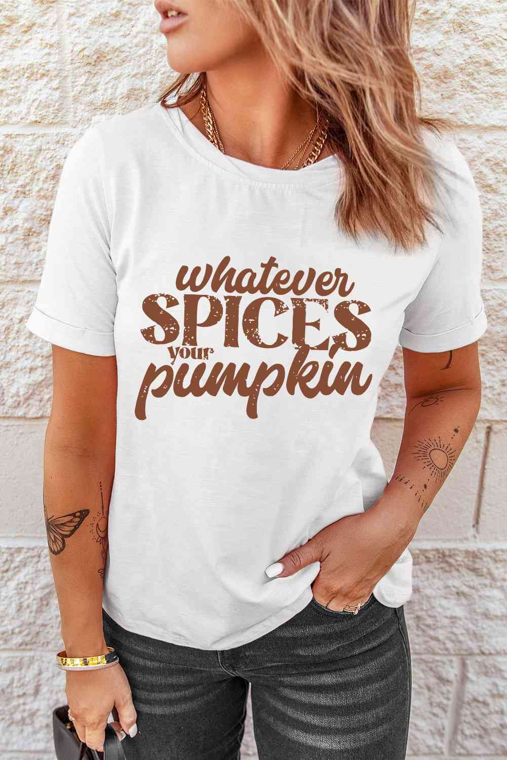 LO QUE ESPECIE TU CALABAZA Camiseta gráfica