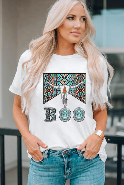 BOO ブルグラフィック半袖Tシャツ