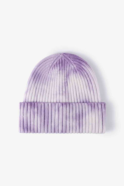 Tie-Dye Ribbed Cuffed Beanie