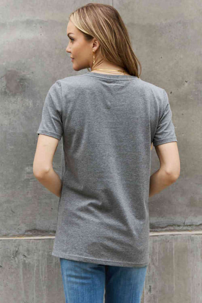 Camiseta de algodón con gráfico YOSEMITE de tamaño completo de Simply Love