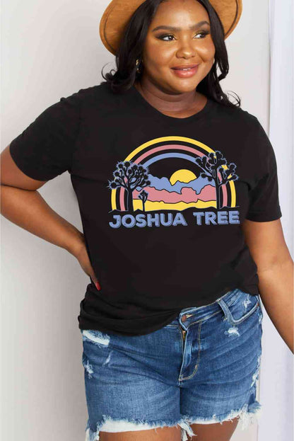 Simply Love フルサイズ JOSHUA TREE グラフィック コットン T シャツ