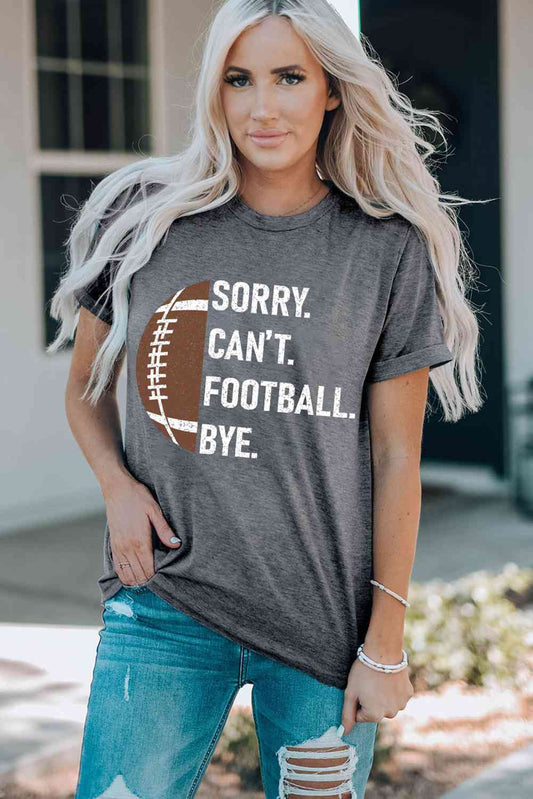 Camiseta de manga corta con gráfico de fútbol