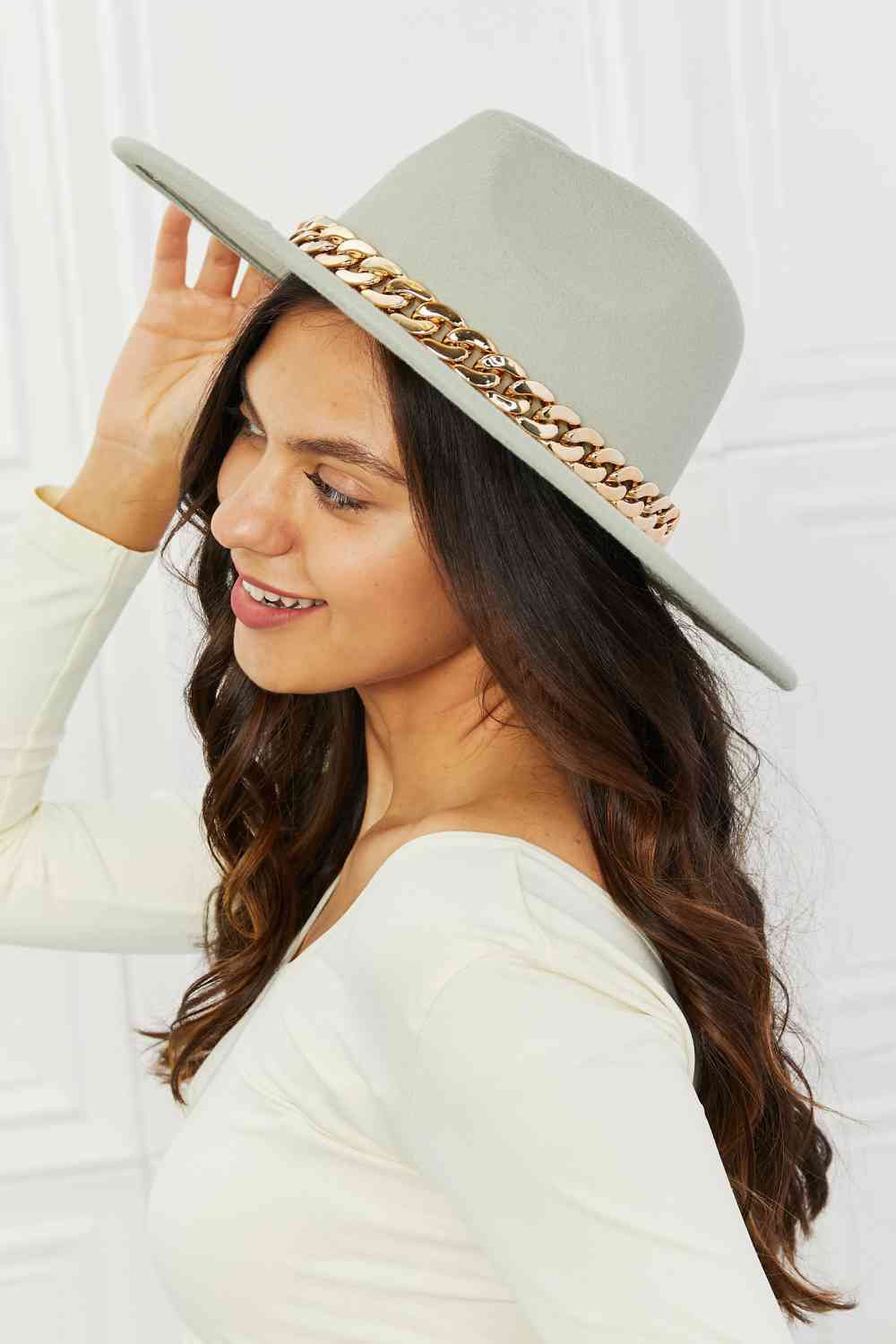 Sombrero Fedora Fame Keep Your Promise en color menta