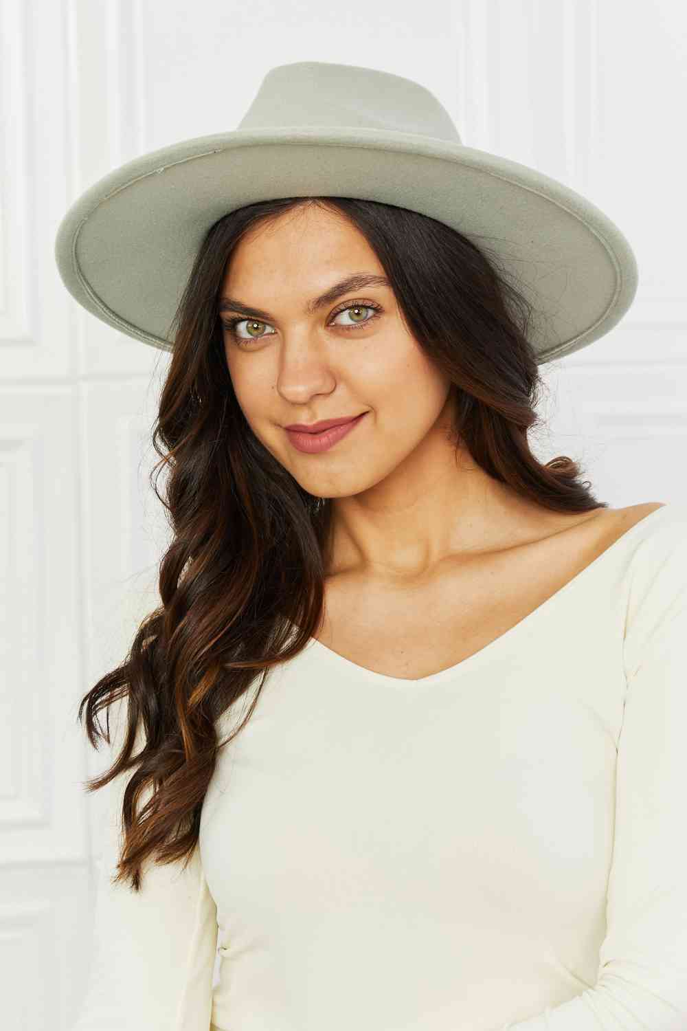 Sombrero Fedora Fame Keep Your Promise en color menta