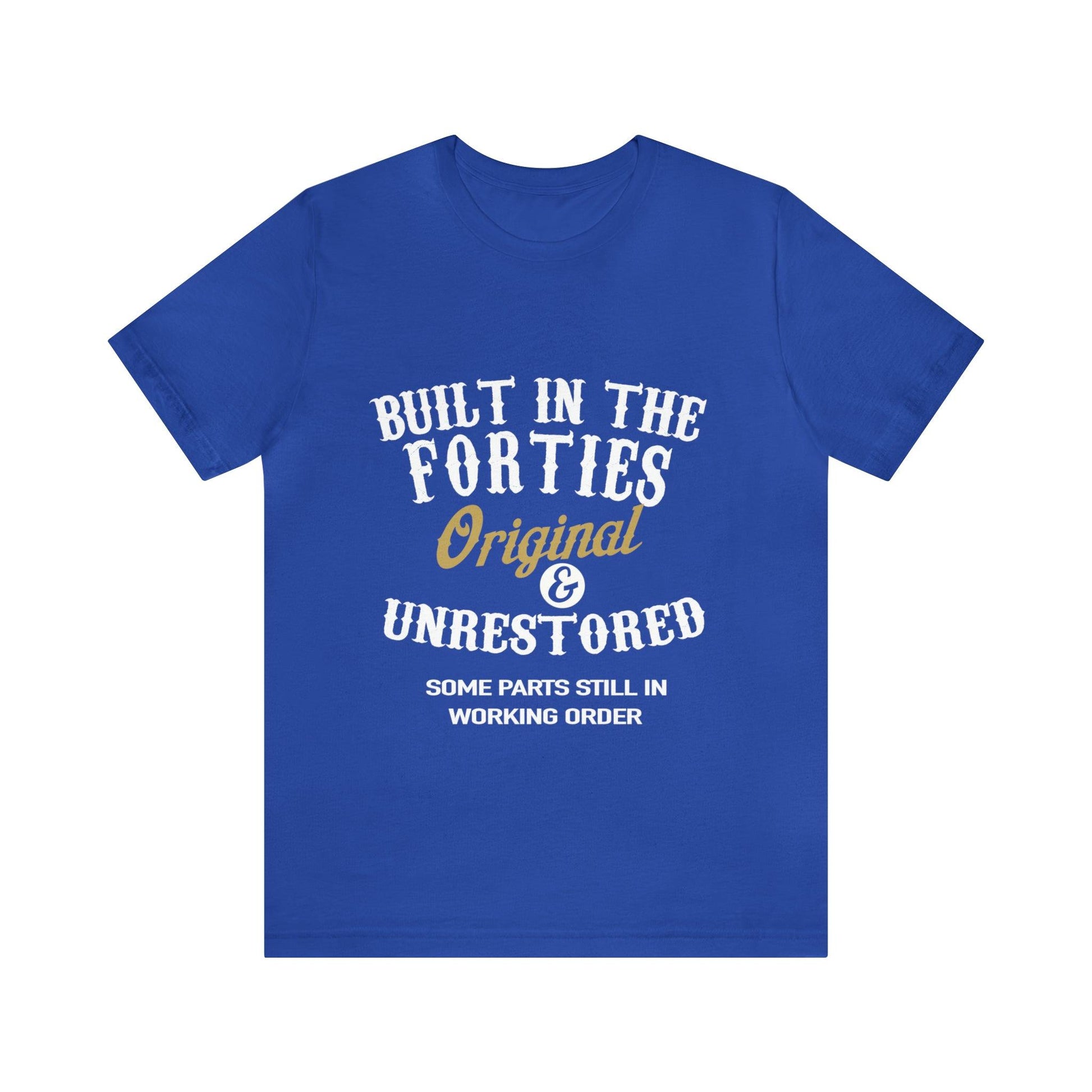 Classic Fortitude: The Witty T-shirt for Spirited 1940s Survivors - Pandaize
