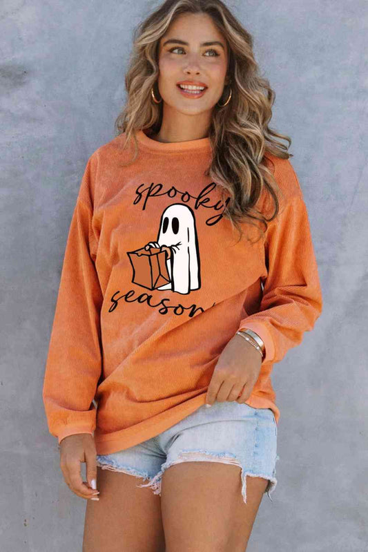 SPOOKY SEASON グラフィック スウェットシャツ