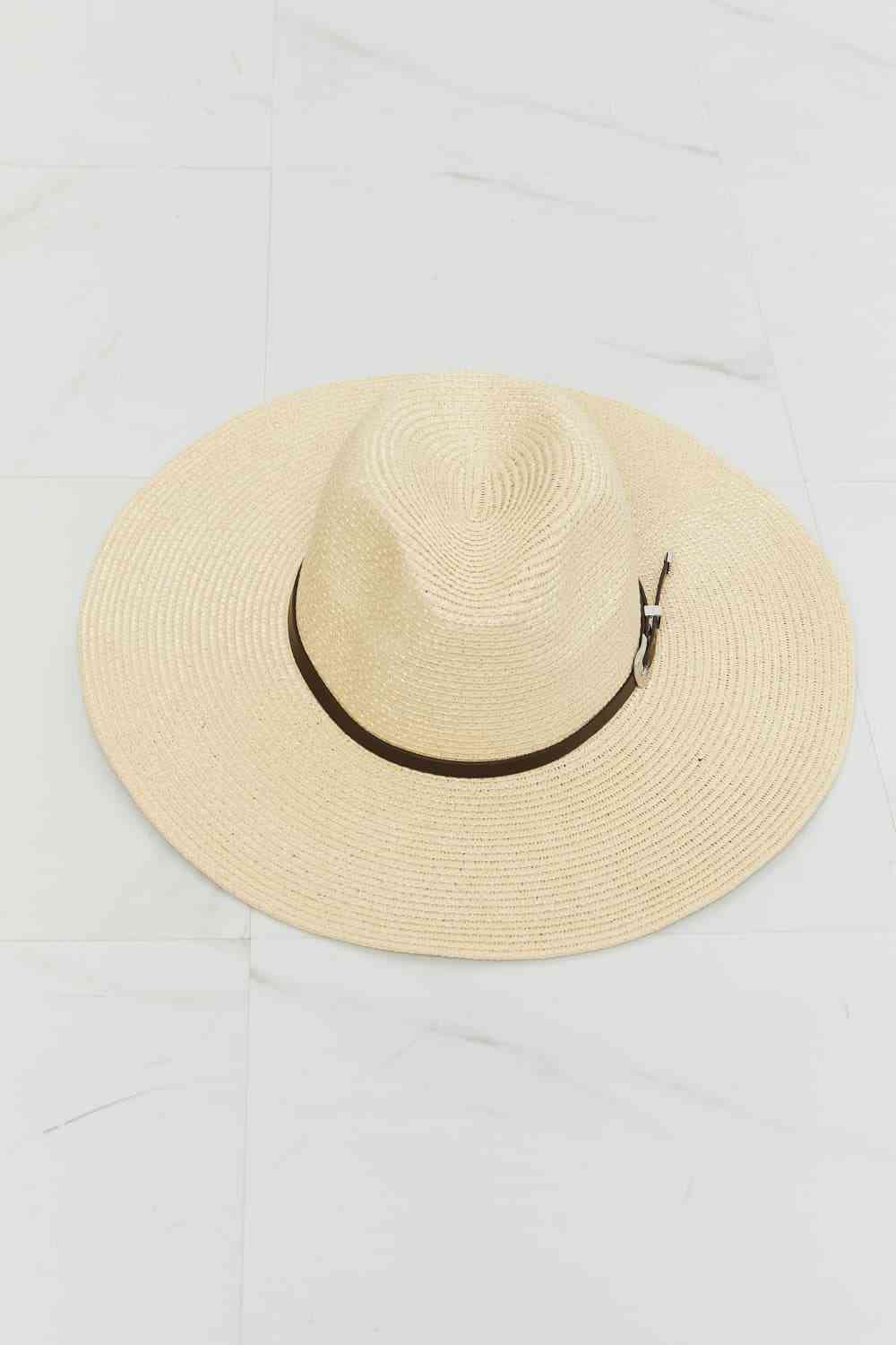 Sombrero Fedora de paja de verano Fame Boho