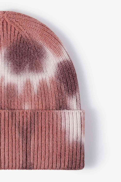 Tie-Dye Cuffed Knit Beanie